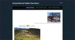 Desktop Screenshot of hiddenviewranch.com