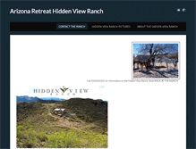 Tablet Screenshot of hiddenviewranch.com